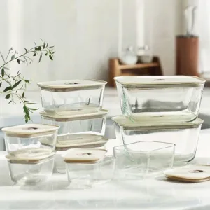 Neoflam Clik Glass Food Container - Set of 8