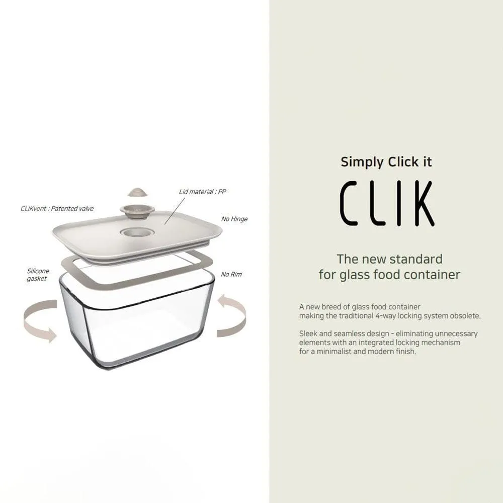 Neoflam Clik Glass Food Container - Set of 8