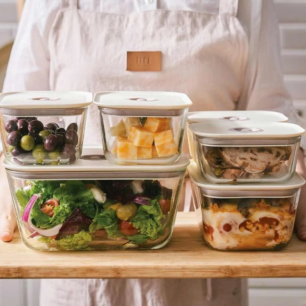 Neoflam Clik Glass Food Container - Set of 8