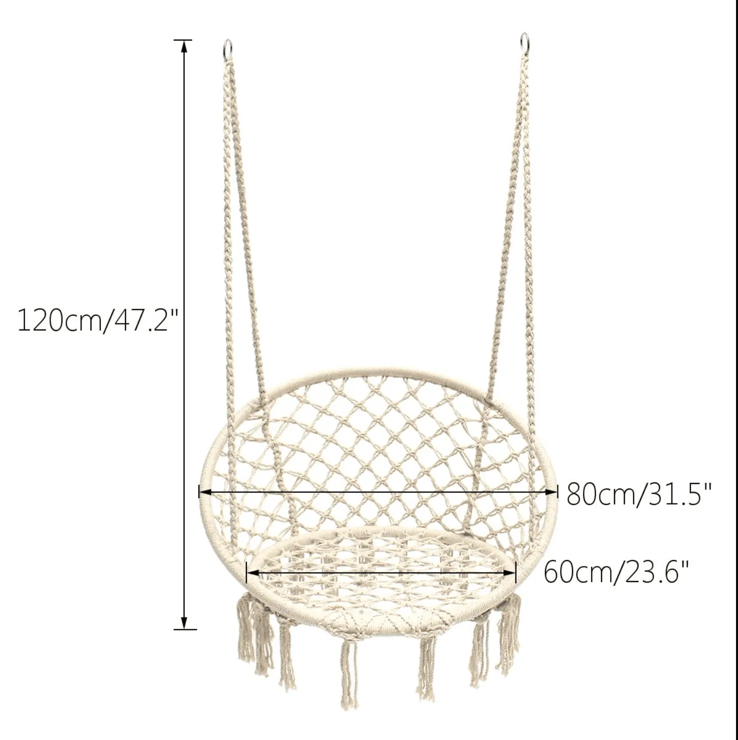 Nordic Outdoor Hammock - Cozy Knitted Camping Swing