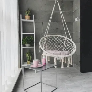 Nordic Outdoor Hammock - Cozy Knitted Camping Swing