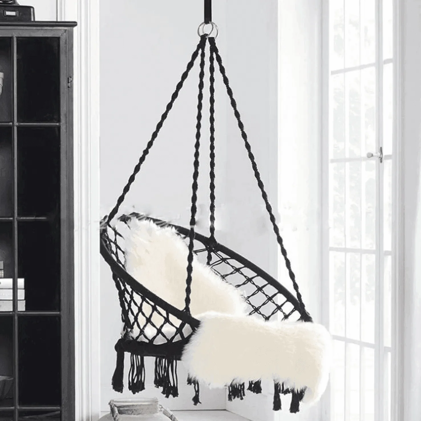 Nordic Outdoor Hammock - Cozy Knitted Camping Swing