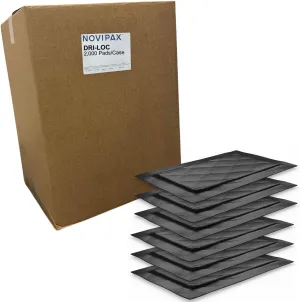 Novipax Dri-Loc Absorbent Pads for Meat - 2000 Individual Dri-Loc Pads, Single Case - Virgin Fluff Core & Sealed Edge Tech - Non-Perm Top Layer Designed for Case-Ready & Modified Atmosphere Packaging