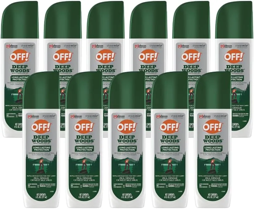 OFF! Deep Woods Off! Insect Repellent Pump 6 oz (Pack of 11)
