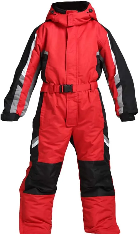 One Pieces Ski Suit for Men Women, Adult Snow Suit Adjustable Ski Suits