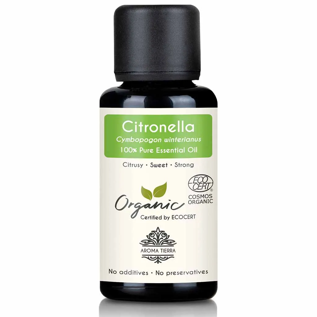 Organic Citronella Oil Essential Oil - 100% Pure Natural
