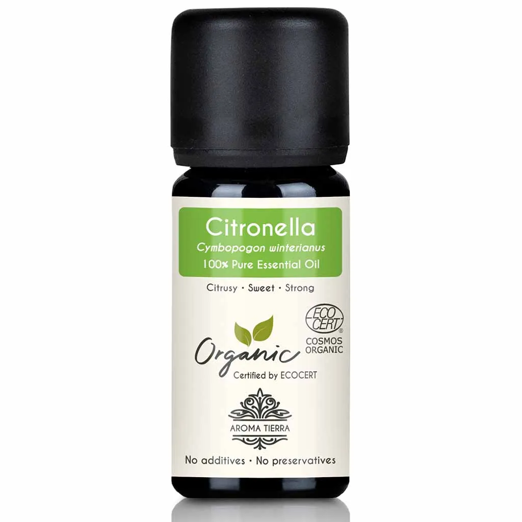 Organic Citronella Oil Essential Oil - 100% Pure Natural