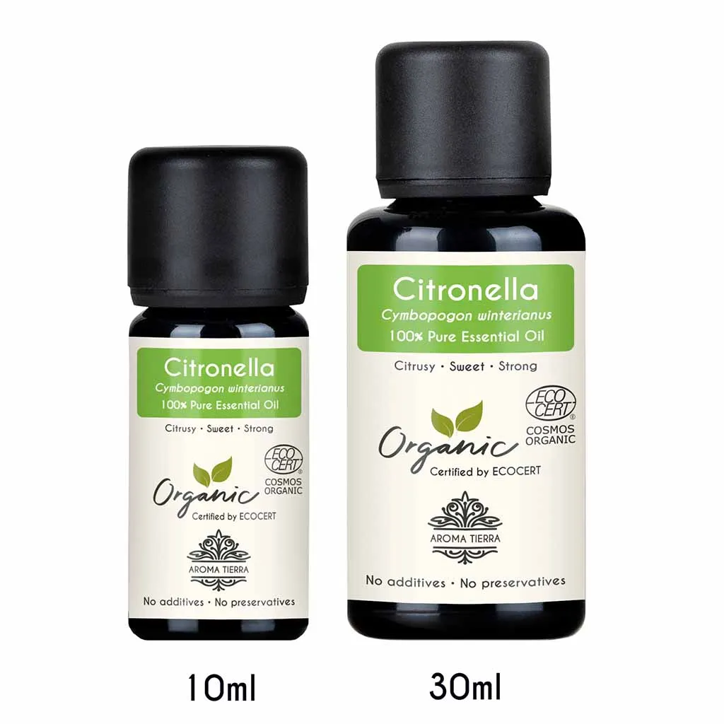 Organic Citronella Oil Essential Oil - 100% Pure Natural