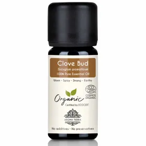 Organic Clove Oil Essential Oil (Bud) - 100% Pure Natural
