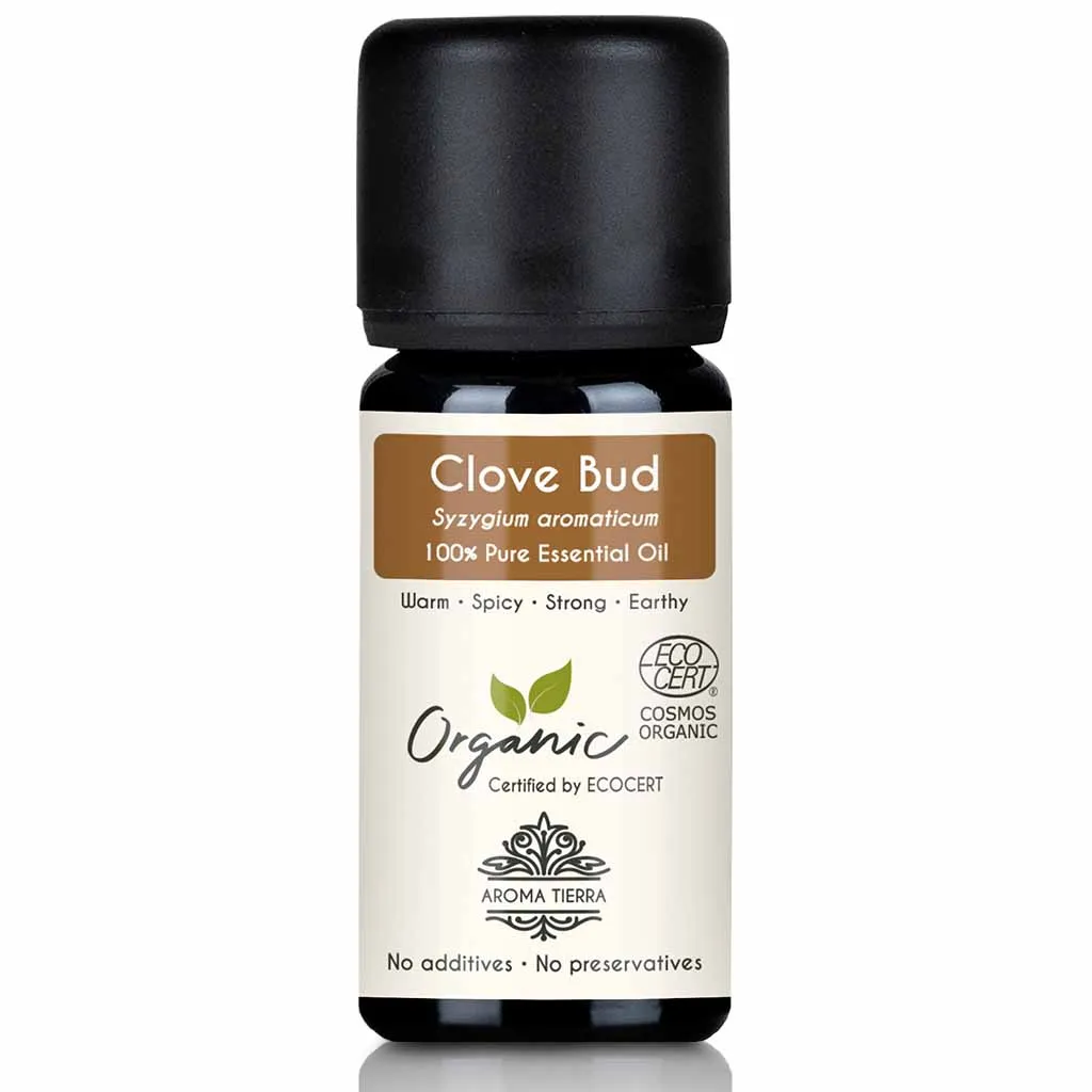 Organic Clove Oil Essential Oil (Bud) - 100% Pure Natural
