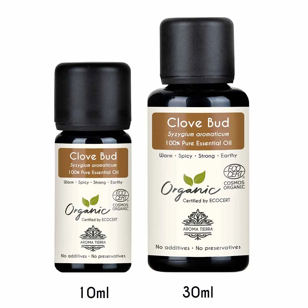 Organic Clove Oil Essential Oil (Bud) - 100% Pure Natural