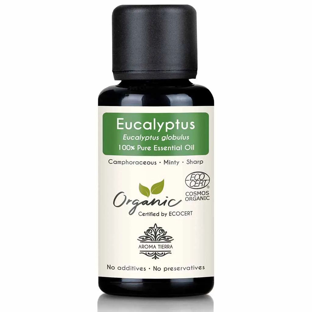 Organic Eucalyptus Essential Oil - 100% Pure Natural