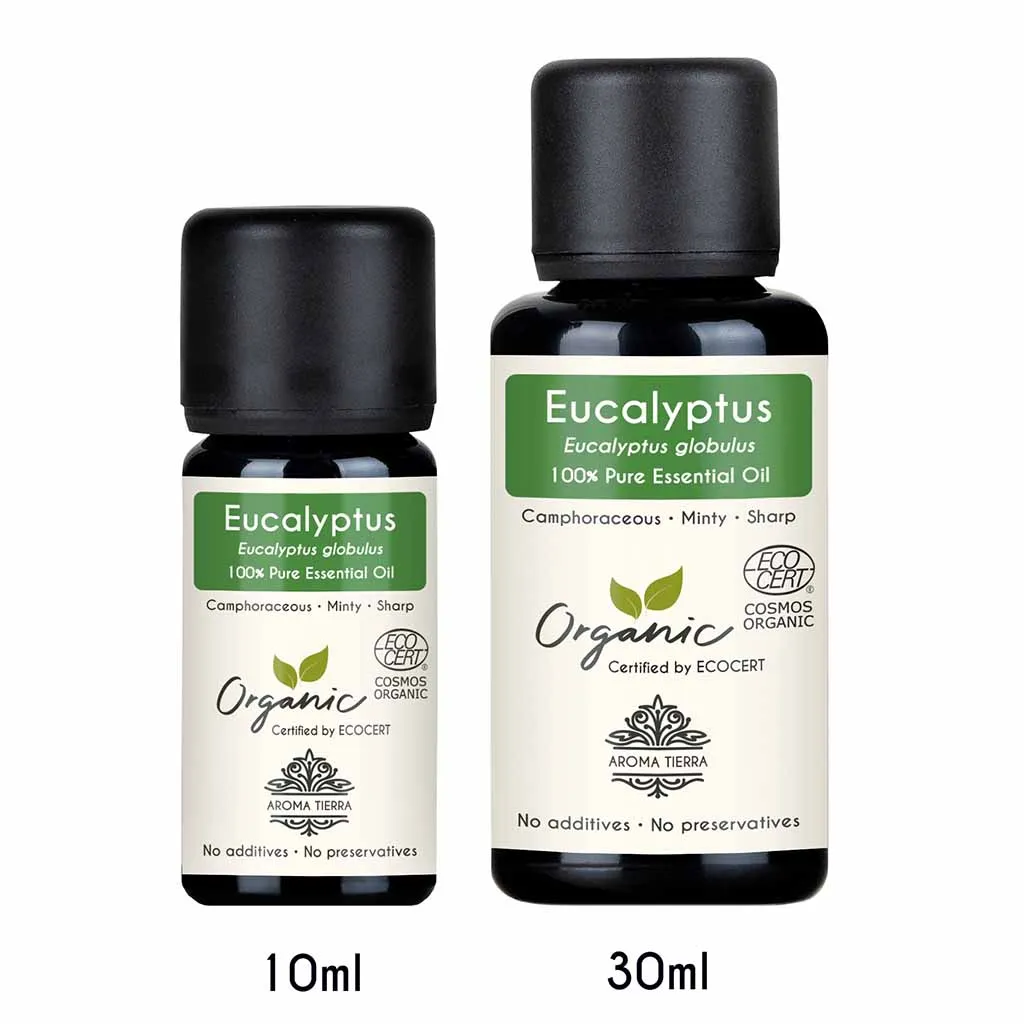 Organic Eucalyptus Essential Oil - 100% Pure Natural
