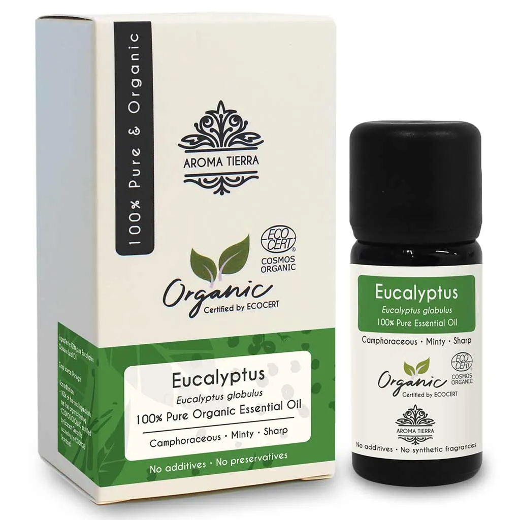Organic Eucalyptus Essential Oil - 100% Pure Natural