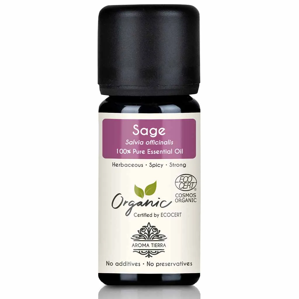 Organic Sage Essential Oil - 100% Pure Natural