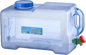 Orgonite Portable Camping Water Tank with Faucet - BPA Free Emergency Water Storage for Outdoor Camping Hiking