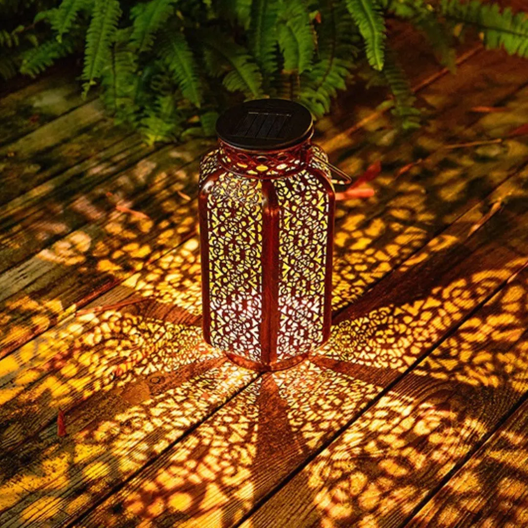 Ornate Solar Lantern Lamp