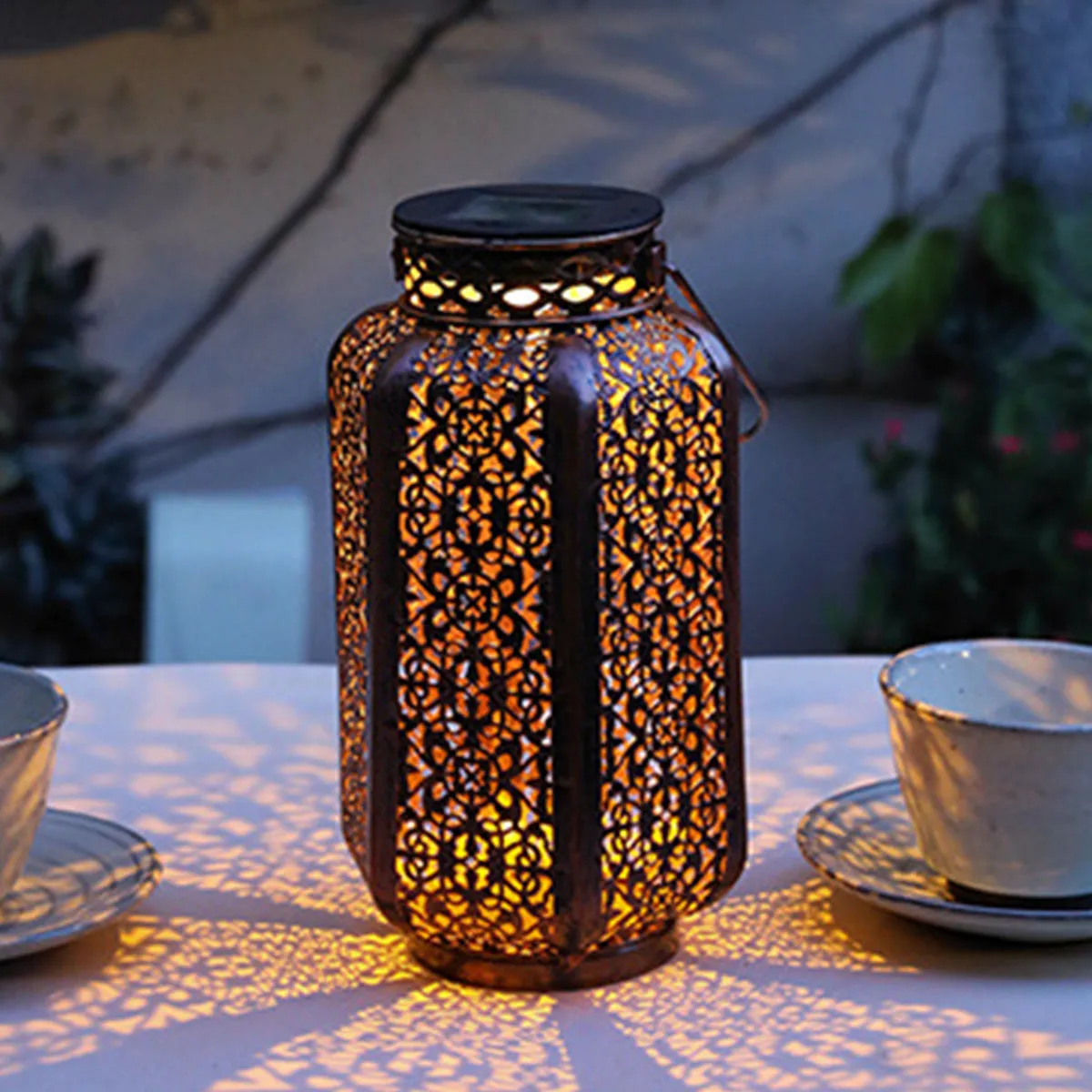 Ornate Solar Lantern Lamp