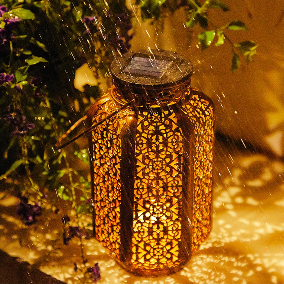 Ornate Solar Lantern Lamp