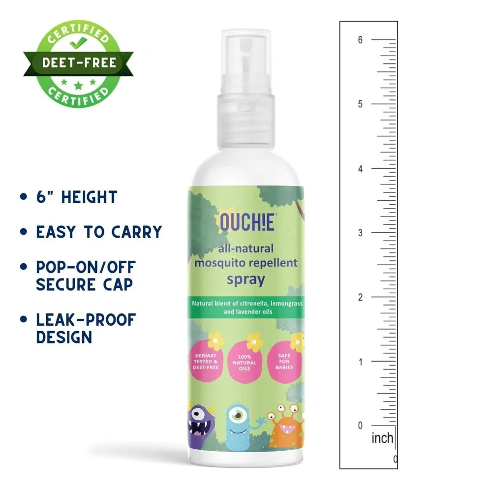 Ouchie All Natural Mosquito Repellent Spray - 100Ml