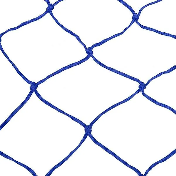 Outdoor Camping Nylon Hammock Hanging Mesh Net Sleeping Bed Blue