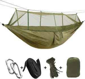 Outdoor Hammock, Large Soft Breathable Camping Hammock, Holds Up to 660lbs Portable Tree Hammock, Suitable for Man, Woman and Children