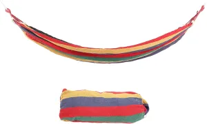 Outdoor Hammock, Portable Camping Hammock Lightweight Hammock with Hardwood Spreader Bar for Indoor Outdoor Travel, Hammock for Outsides Backpacking Beach Backyard Hiking(Red)
