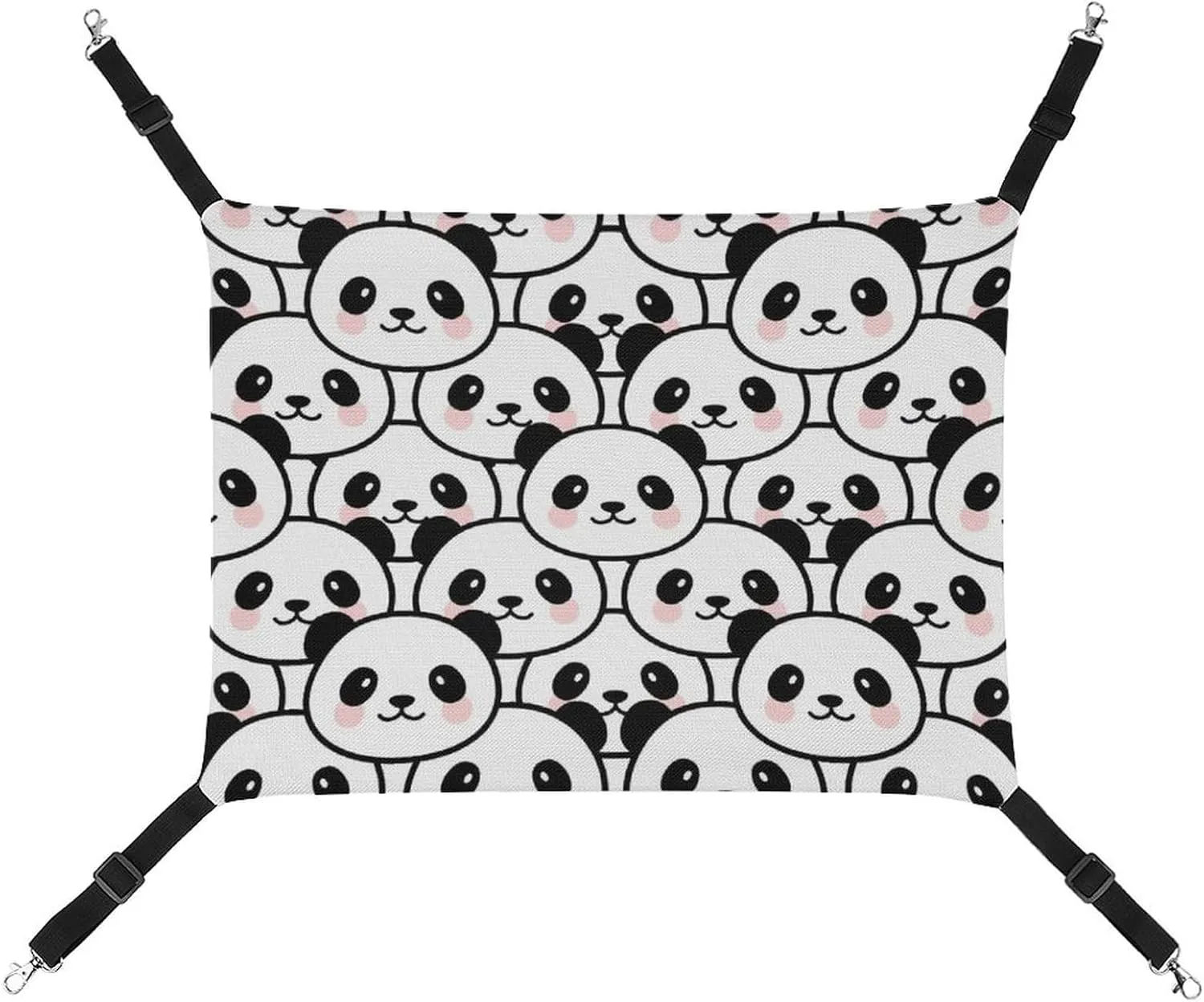 Panda Face Hanging Cat Bed Soft Breathable Pet Hammock for Cage Pet Sleeper for Kitten Ferret Puppy Rabbit, style, 20240327