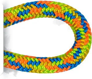 Pelican Rope Arborist Rope 11.8mm x 120Ft, USA Made High-Strength 24-Strands Static Climbing Rope - 7,000 lb Strength for Tree Climbing, Pulling, Outdoors & Swing - Viper, Plain End