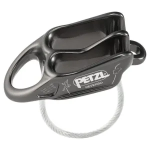Petzl Reverso belay device - Grey