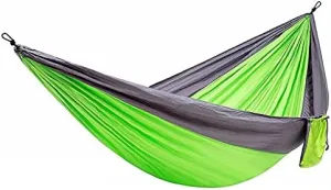 Portable Hammock for Trees, Camping Hammock for Outdoors, Breathable Durable Lightweight Folding - for Travel, Beach, Backyard, Patio, Hiking