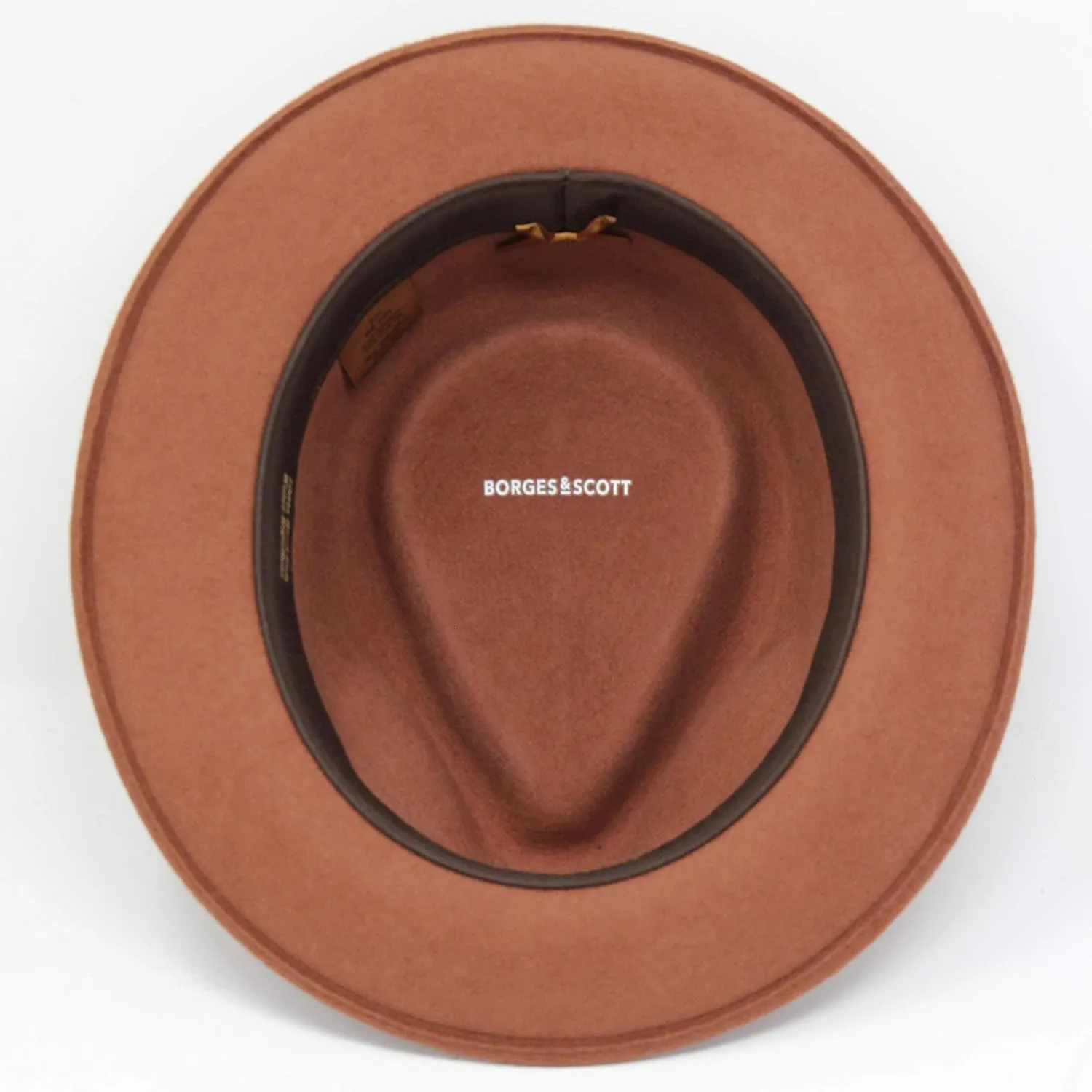 Premium Doyle - Teardrop Fedora Hat - 100% Wool Felt - Crushable for Travel - Water Resistant - Unisex