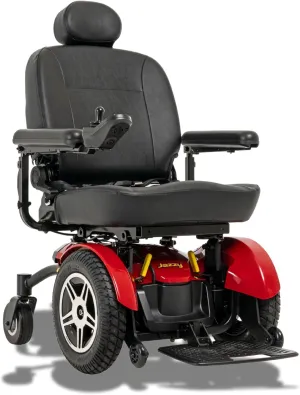 Pride Mobility Jazzy Elite HD Group 2 Heavy Duty Power Chair, Front Wheel Drive, Motorized Electric Wheelchair for Adults, 450 lbs. WC, Up to 4 MPH, 12.5 Miles Range Per Charge