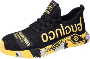Puncture Proof Comfortable Breathable Safety Shoes,Mens Work Safety Outdoor Protection Footwear Industrial and Construction,
