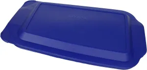 Pyrex 233-PC 3qt Lagoon Blue Replacement Food Storage Lid - Made in the USA (WILL NOT FIT EASY GRAB DISHES)