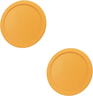 Pyrex 7401-PC 3 Cup Lemon Drop Yellow Lid (2-Pack) - Made in the USA