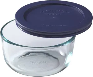 Pyrex Simply Store 2-Cup Round Glass Food Storage Dish