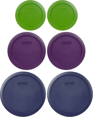 Pyrex Simply Store Replacement Lids for 6 Piece Storage Set - Lids only