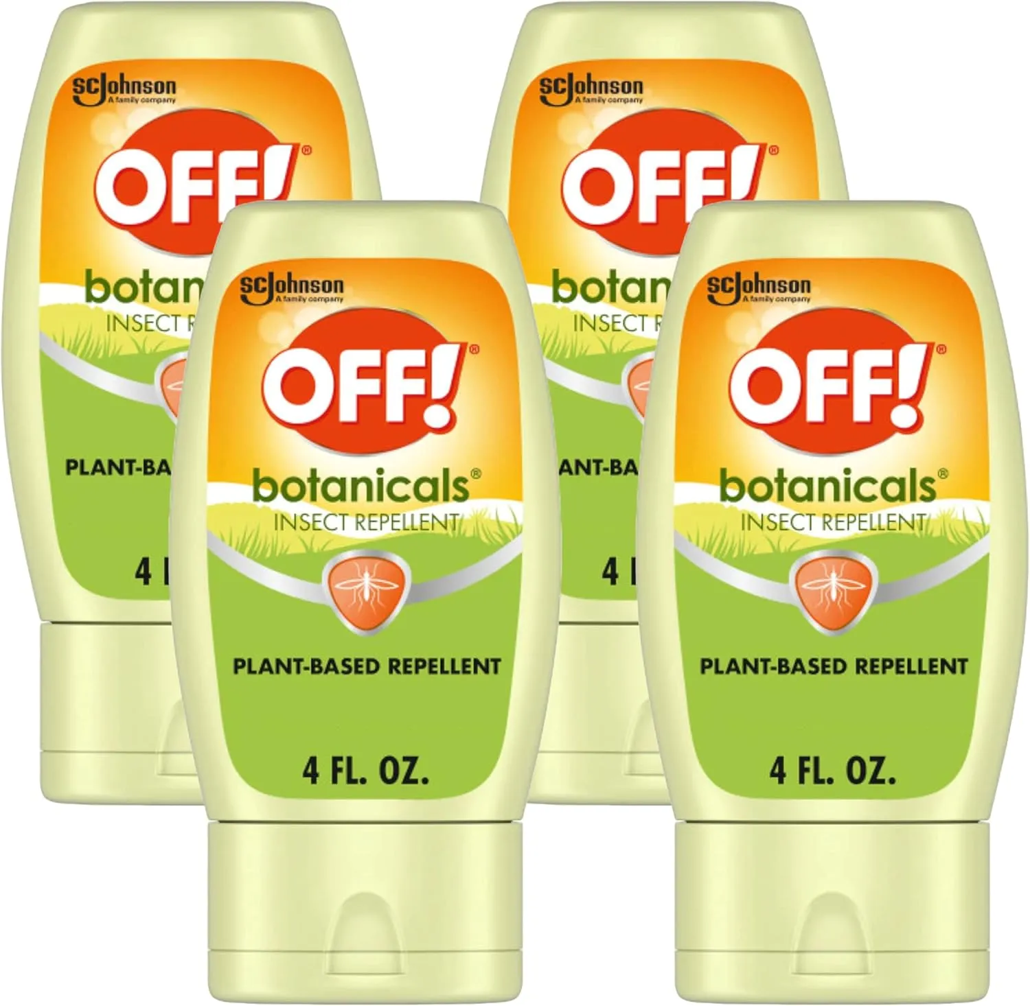 Raid Off! Botanicals Lotion, 4 OZ (Pack of 4)