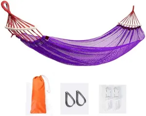 Recreation Anti-Rollover Ice Silk Hammock Breathable Foldable Hammock Swing Bed,for Travel Camping Hiking, and The Beach,Includes Carrying Bag Gifts for Hikers