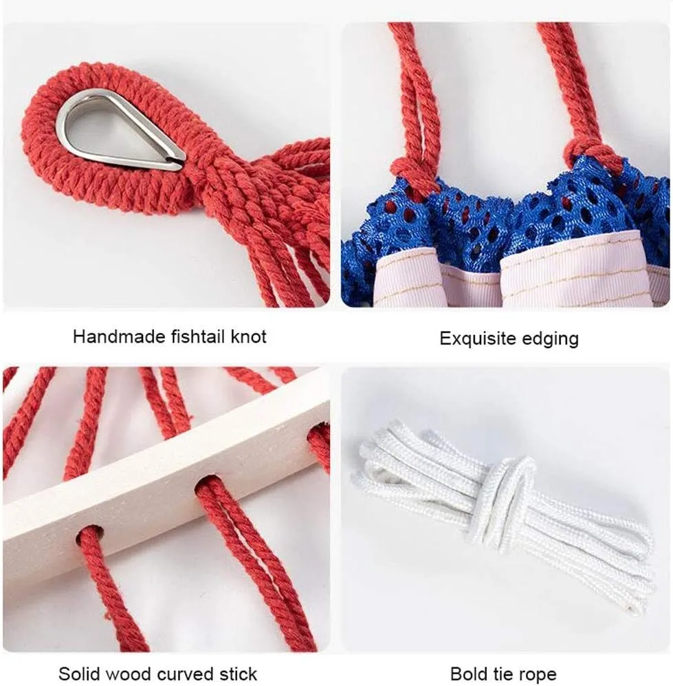 Recreation Anti-Rollover Ice Silk Hammock Breathable Foldable Hammock Swing Bed,for Travel Camping Hiking, and The Beach,Includes Carrying Bag Gifts for Hikers
