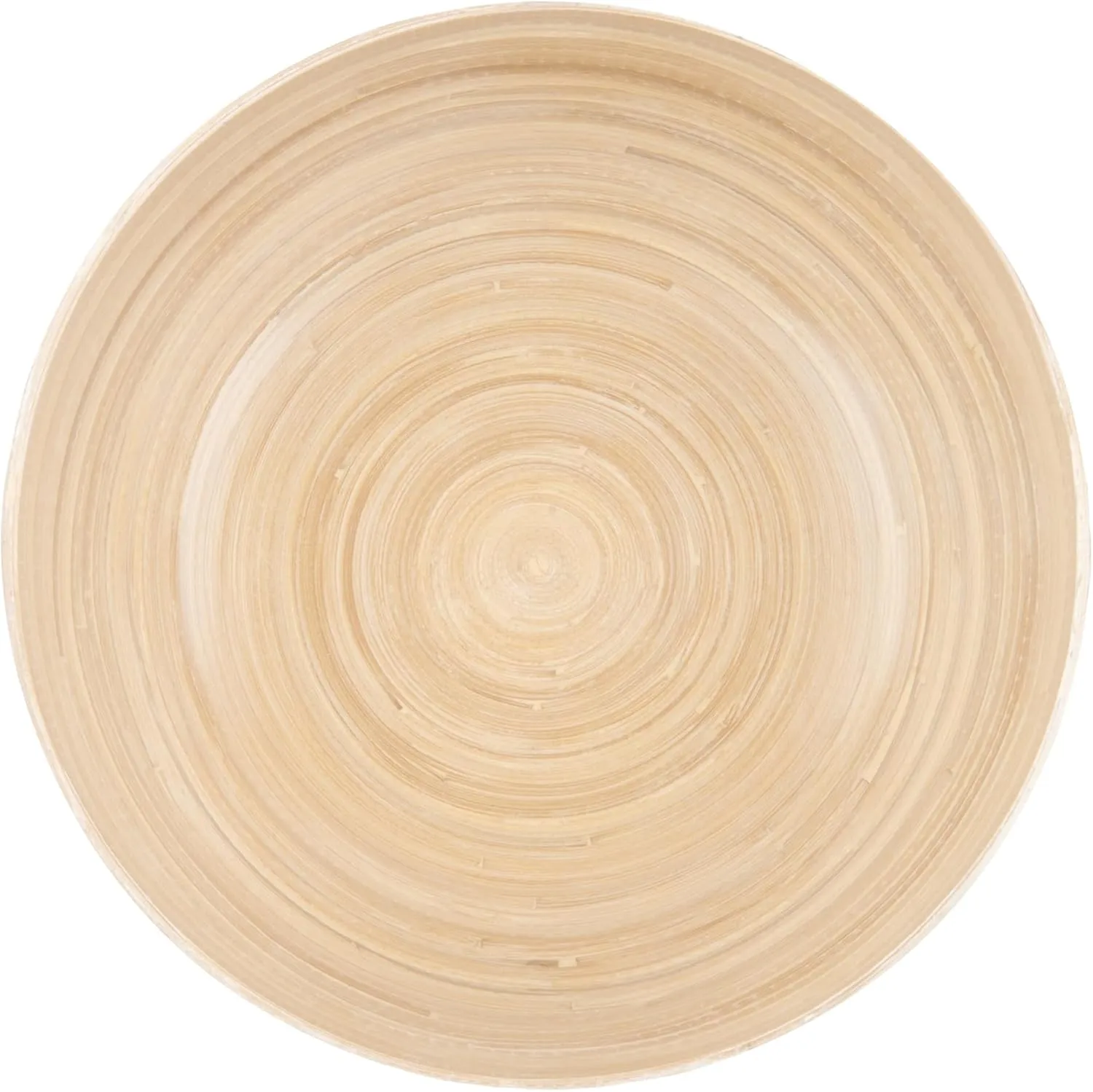 Restaurantware-Bambuddha 30 Ounce Large Salad Bowl, 1 Heavy-duty Round Salad Bowl - Sustainable, Reusable, Gray Bamboo Serving Bowl, Eggshell Print, For Serving Salads, Fruits, And Appetizers