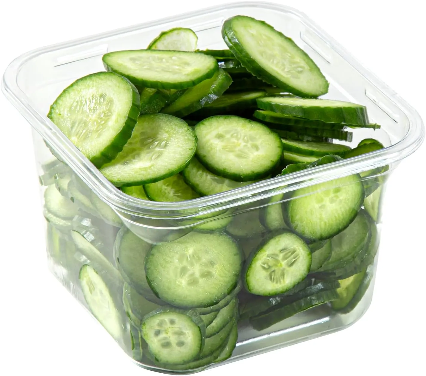 Restaurantware-Thermo Tek 16 Ounce Snack Containers, 100 Count Durable, Heavy-Duty, Clear Plastic Square Snack Deli Containers For Cafes, Restaurants, Bakeries, Dessert Shops and Household Use