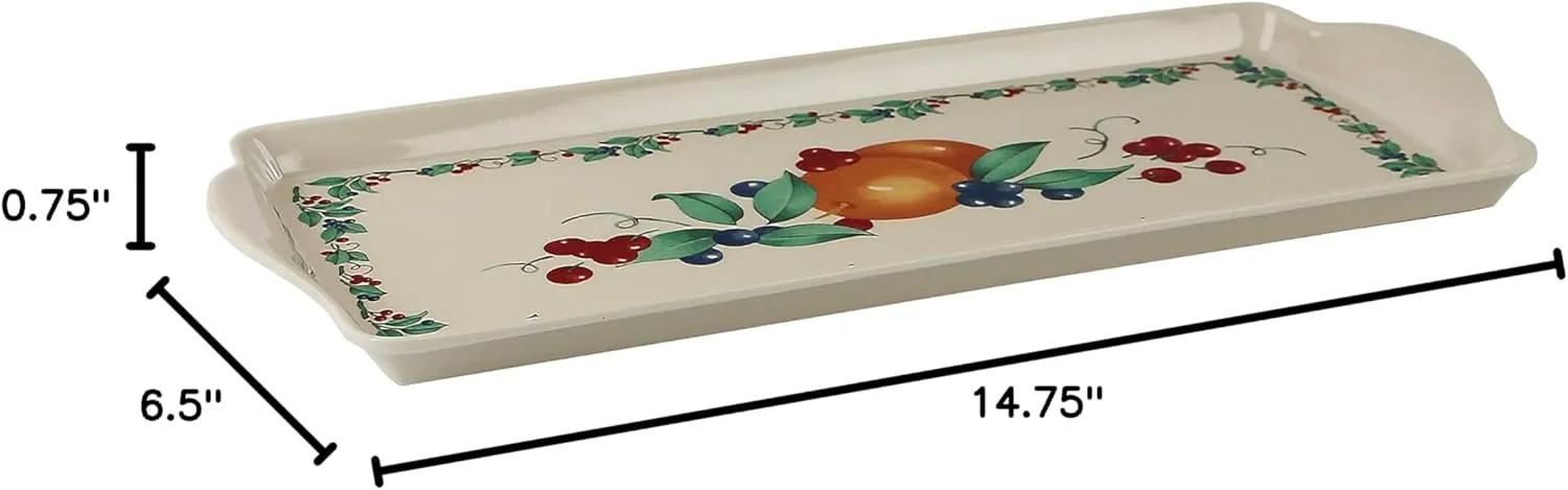 Reston Lloyd Corelle Coordinates Melamine Serving, Abundance Tidbit Tray