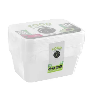 Reusable Food Container 1.5L 10pk