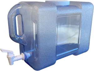 Reusable Food Grade Safe Tritan Leak-Proof Plastic Water Bottle Spigot Gallon Jug Container With Handle - Made in USA (3 Gallon Dispenser)