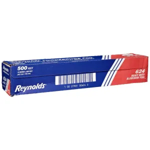 Reynolds 624 500' Length x 18" Width, Heavy-Duty Aluminum Foil Roll