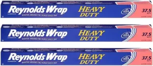 Reynolds Wrap Heavy Duty Aluminum Foil Rolls, Extra Wide, 37.5 sq ft (Pack of 3)