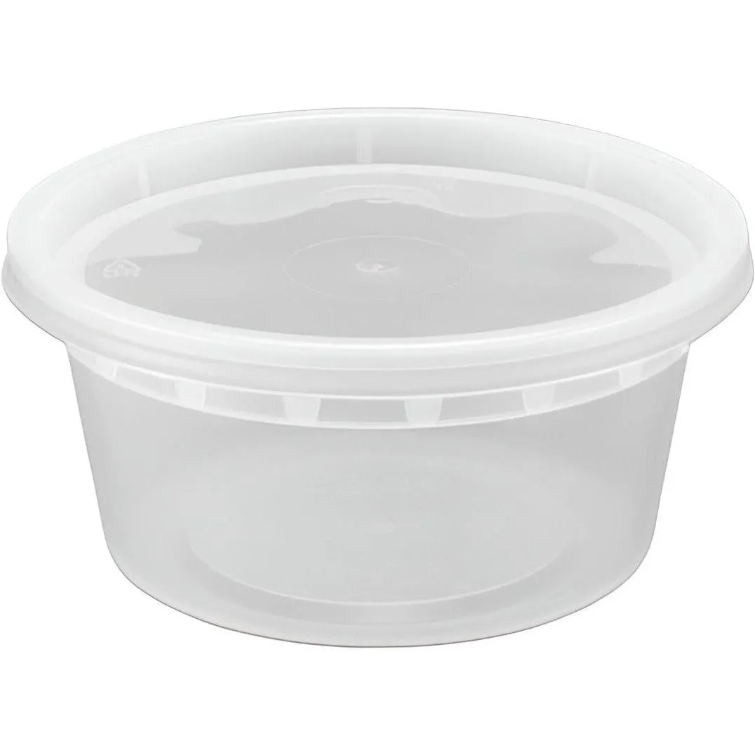 RitePak - 12 Oz Heavy Duty Deli Container Combo, 240/cs - DI12C