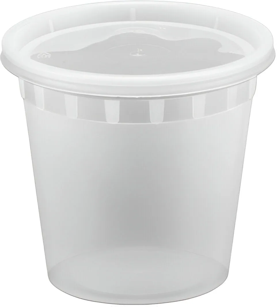 RitePak - 24 Oz Heavy Duty Deli Deli Container Combo, 240/cs - DI24C